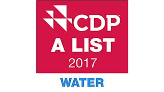 Global Water Leadership on CDP A List for Water