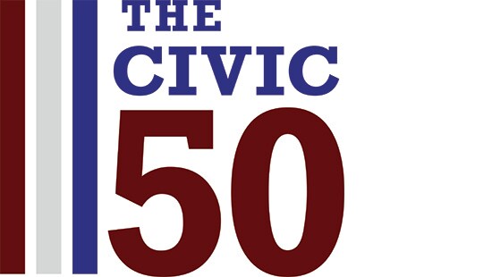 The Civic 50 logo