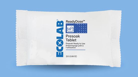 A ReadyDose Presoak Tablet packet