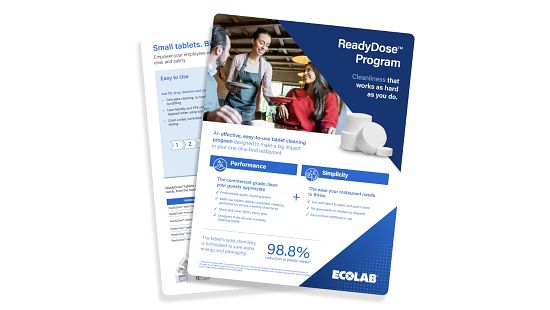 A photo of the ReadyDose Program brochure